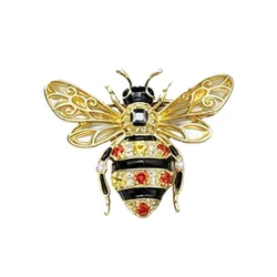 Cài Áo Nữ Meri Honey Charm BR141 Màu Vàng Đen