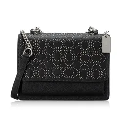 Túi Đeo Chéo Nữ Coach Signature Rivets Klare Crossbody CX260 Màu Đen