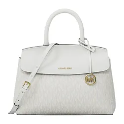 Túi Đeo Chéo Nữ Michael Kors MK Landry Small Top Handle Satchel Màu Trắng