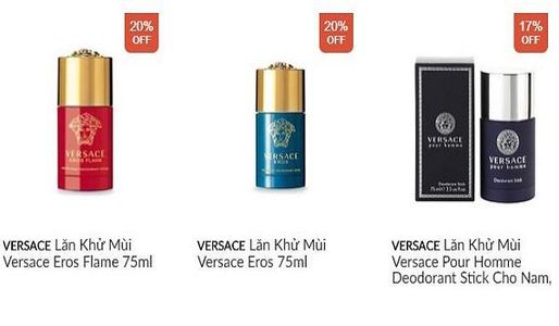 Top 3 lăn khử mùi Versace hương nước hoa cho chàng thêm tự tin và quyến rũ 