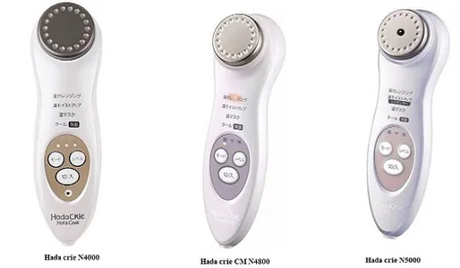 Review máy massage mặt Hitachi Hada Crie N5000 so với với các phiên bản khác
