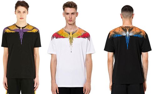 Top 10 mẫu áo thun nam Marcelo Burlon họa tiết đôi cánh màu sắc độc đáo