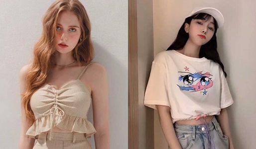 Top 11 áo croptop kiểu Hàn Quốc các nàng thích mê