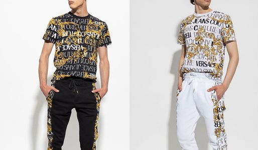 3 mẫu áo thun Versace Jeans Couture Patterned T-Shirt Limited hiếm hàng nhất
