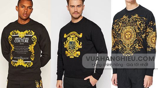 12 mẫu áo nỉ Versace chính hãng mới nhất mùa Thu Đông năm nay