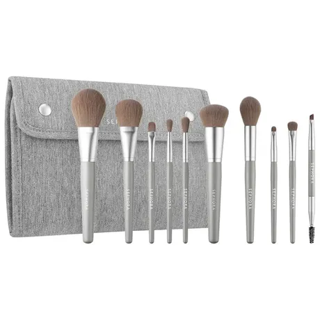 Sephora Collection — Bộ Cọ Trang Điểm Sephora Collection Deluxe Brush Set 10 Cây Màu 