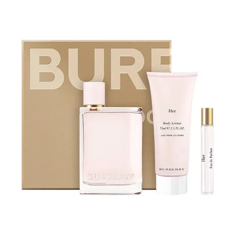 Burberry — Set Nước Hoa Nữ Burberry Her (EDP 100ml + 10ml + Body Lotion 75m