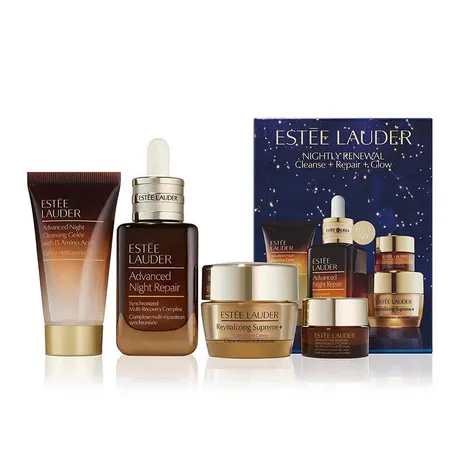 Estée Lauder — Set Dưỡng Da Estée Lauder Nightly Renewal Cleanse + Repair + Glo