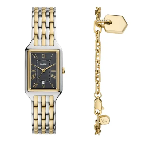 Fossil — Set Đồng Hồ + Vòng Đeo Tay Nữ Fossil Raquel Ladies Watches ES537