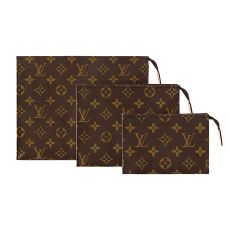 Louis Vuitton — Set Túi Cầm Tay Nam Louis Vuitton LV Toilet Monogran M47195 Màu 