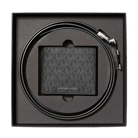 Michael Kors — Set Ví + Thắt Lưng Nam Michael Kors MK Signature Logo Wallet And