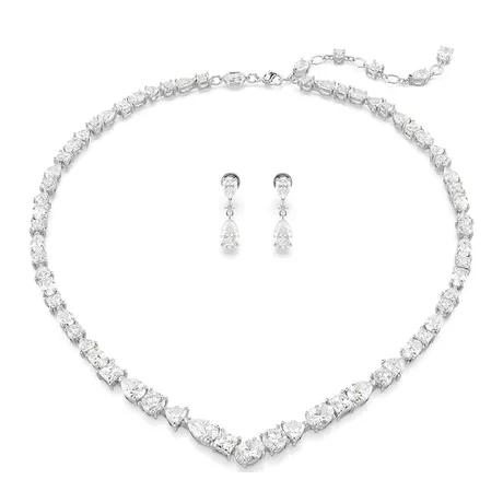 Swarovski — Set Dây Chuyền Và Khuyên Tai Nữ Swarovski Mesmera Set Mixed Cuts