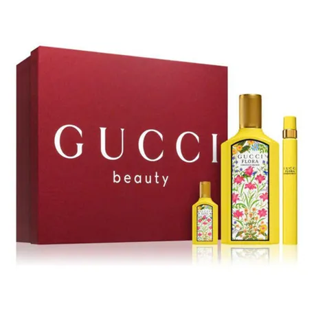 Gucci — Set Nước Hoa Nữ Gucci Flora Gorgeous Orchid EDP 3 Món