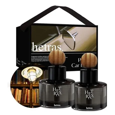 Hetras — Set Nước Hoa Ô Tô Hetras Book Store (77ml x 2)