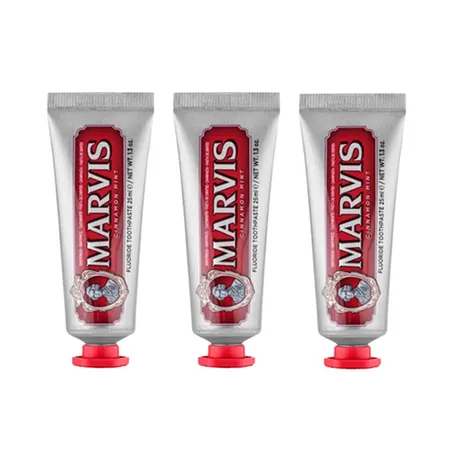 Marvis — Combo 3 Tuýp Kem Đánh Răng Marvis Cinnamon Mint 25ml