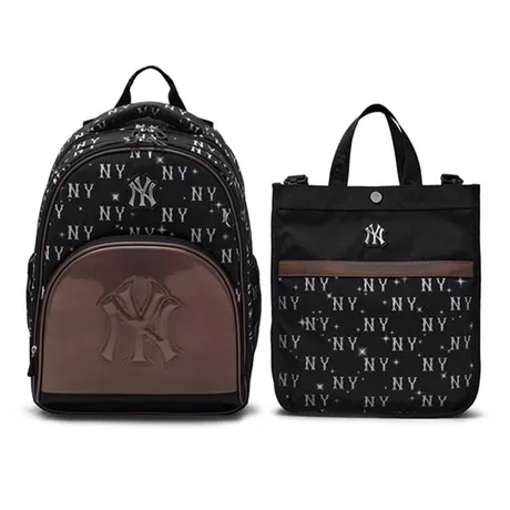 MLB Korea — Set Balo Và Túi Tote Trẻ Em MLB Monogram Boston Red Sox 7LBKM025