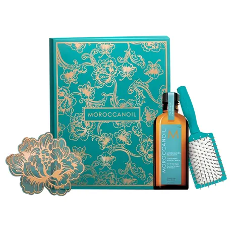 Moroccanoil — Set Dầu Dưỡng Tóc Moroccanoil Treatment Original Oil 100ml Và Lư