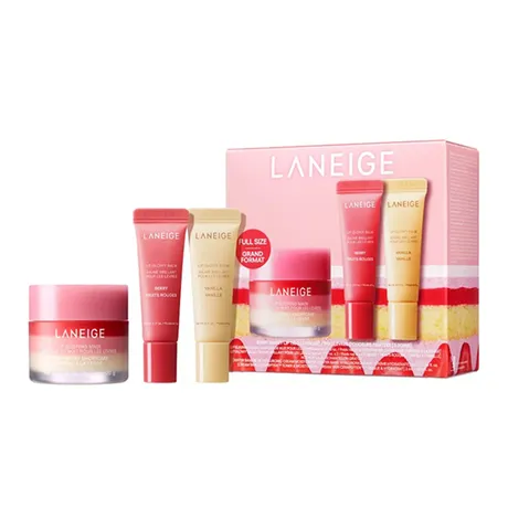 Laneige — Set Dưỡng Môi Laneige Berry Sweet Lip Trio 3 Món
