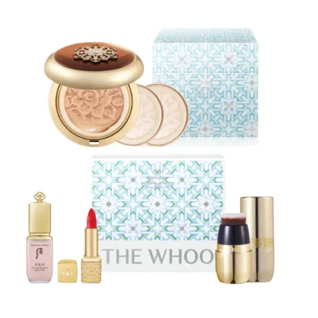 Whoo — Set Trang Điểm Whoo Cheongidan Radiant Special Set Holiday 6 Món