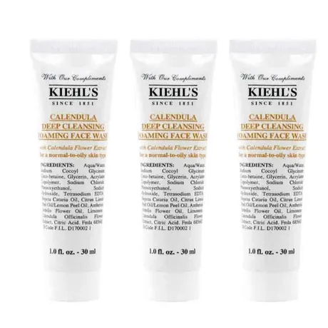 Kiehl's — Set 3 Tuýp Sữa Rửa Mặt Sạch Sâu Hoa Cúc Kiehl's Calendula Deep C