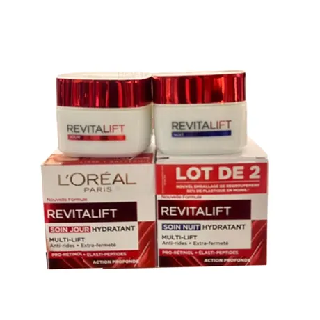 L'Oreal — Combo Kem Dưỡng Săn Chắc Da Ngày Và Đêm L'Oreal Revitalift Hydra