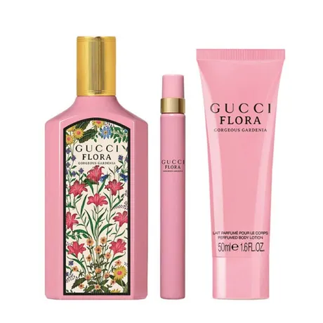 Gucci — Set Nước Hoa Nữ Gucci Flora Gorgeous Gardenia EDP Set 3 Món (EDP