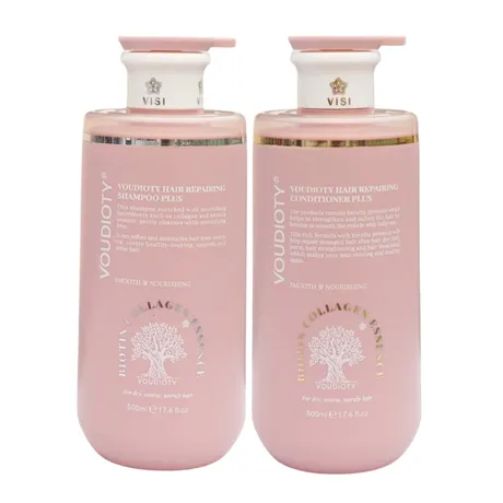 Voudioty — Set Dầu Gội Và Dầu Xả Tóc Voudioty Biotin Collagen Essence Plus 