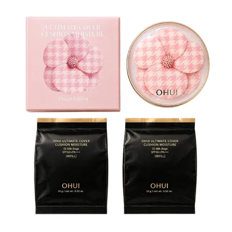 Ohui — Set Phấn Nước Ohui Ultimate Cover Cushion Moisture Flower Editio