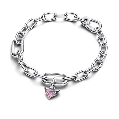 Pandora — Combo Vòng Đeo Tay + Hạt Vòng Charm Nữ Pandora Winged Heart Dang