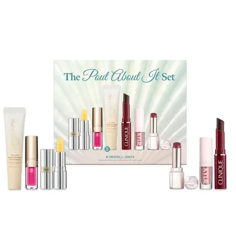 Clarins — Set Son Dưỡng Clarins The Pout About It Makeup Set 6 Món