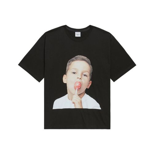 Áo Phông Acmé De La Vie ADLV Tshirt Hàn Quốc Baby Face Short Sleeve Black Candy Màu Đen-1