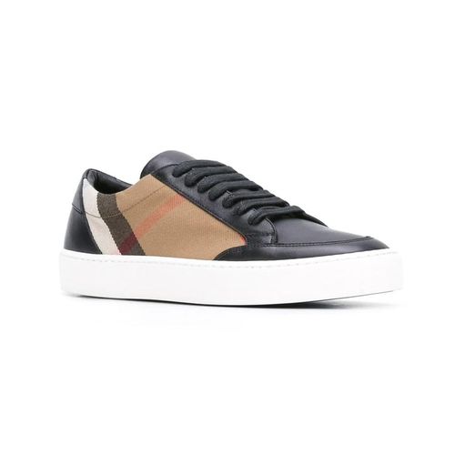 Giày Thể Thao Burberry Checked Suede Calfskin Sneaker-2