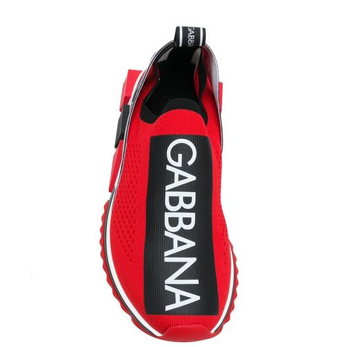 Giày Sneakers Dolce & Gabbana Red Branded Sorrento Màu Đỏ-2