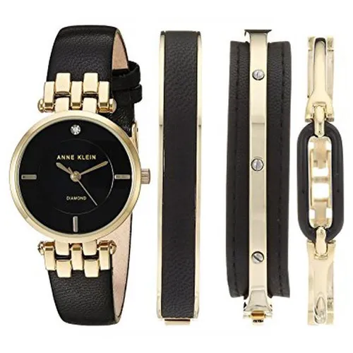 Đồng Hồ Anne Klein AK/2684BKST Kèm Lắc Tay Cho Nữ - Đồng hồ - Vua Hàng Hiệu