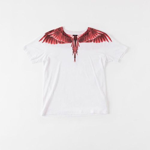 Áo Phông Marcelo Burlon Red Ghost Wings T-Shirt Size S-3