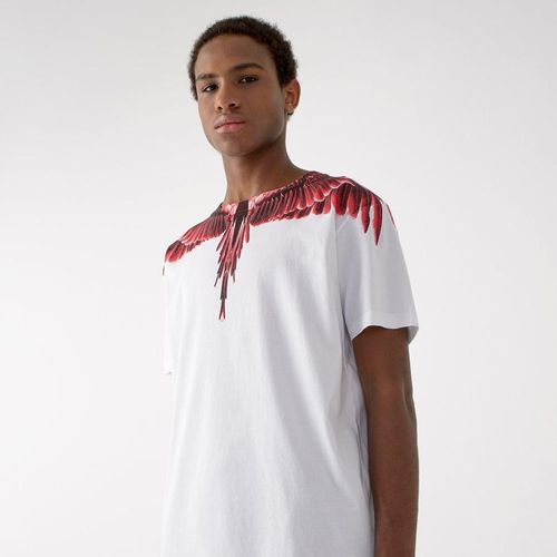 Áo Phông Marcelo Burlon Red Ghost Wings T-Shirt Size S-4