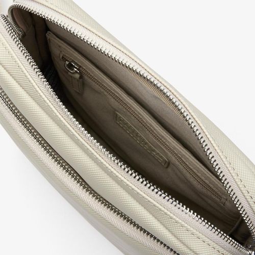 Túi Đeo Chéo Lacoste Men's Classic Petit Pique Double Bag Peacoat Gray-1