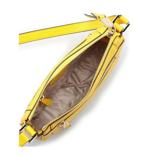 Túi Xách Michael Kors MK Julia Medium Messenger Leather Crossbody Bag Purse Handbag Màu Vàng-2