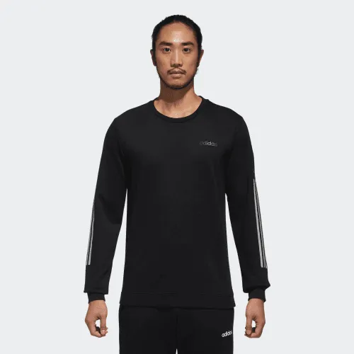 Áo Adidas M Neo 3-Stripes Sweatshirt Black DM4257 Size S