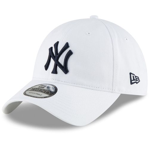 Mũ MLB Men's New York Yankees New Era White Core Classic Secondary 9Forty Adjustable Hat
