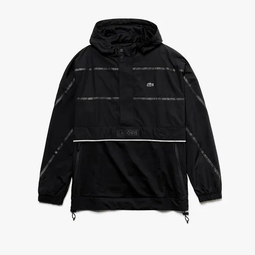 Áo Lacoste Men's Sport Water-Resistant Windbreaker Black