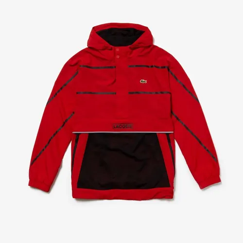Áo Lacoste Men's Sport Water-Resistant Windbreaker Red - Thời trang - Vua Hàng Hiệu