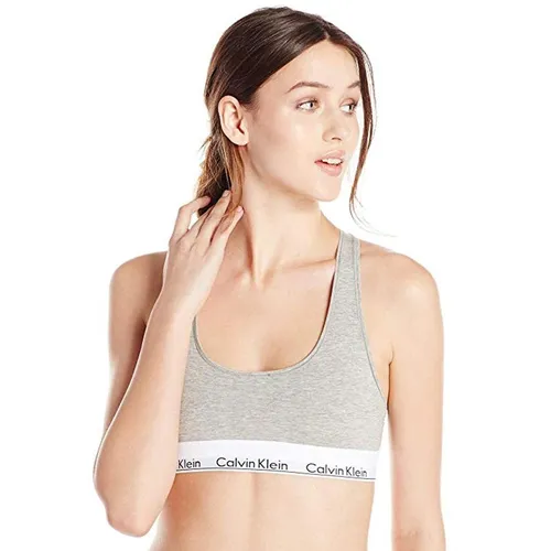 Áo Ngực Calvin Klein CK Women's Modern Cotton Bralette Grey Heather