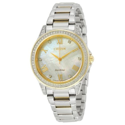 Đồng Hồ Nữ Citizen POV Eco-Drive Mother Of Pearl Dial Ladies Watch EM0234-59D