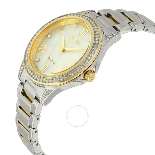 Đồng Hồ Nữ Citizen POV Eco-Drive Mother Of Pearl Dial Ladies Watch EM0234-59D-2