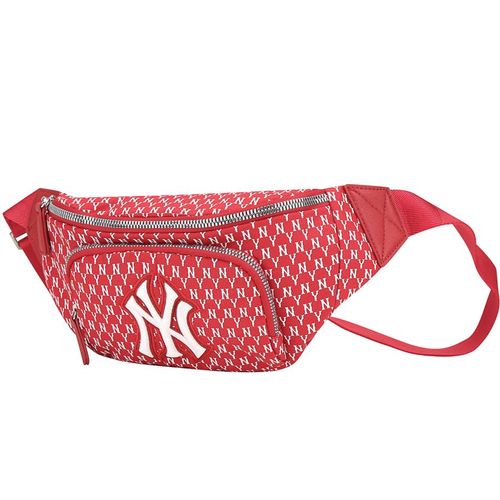 Túi Đeo Hông MLB New York Yankee Monogram Belt Bag Red