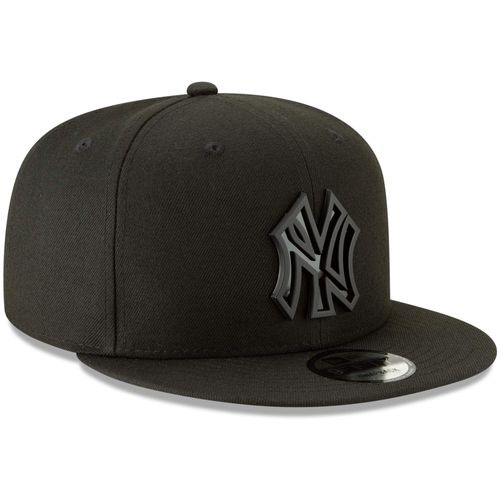 Mũ Men's New York Yankees New Era Black Metal Stack 9FIFTY Adjustable Hat-2