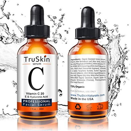Serum Truskin Naturals Vitamin C 20% E & Hyaluronic Acid, 30ml