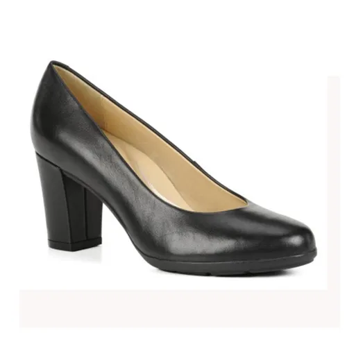 Giày Cao Gót Geox D ANNYA C NAPPA Màu Đen Size 39
