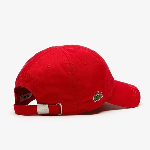 Mũ Lacoste Men's Gabardine Cap Red-2